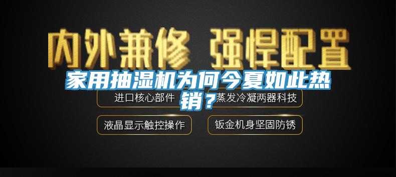 家用抽濕機為何今夏如此熱銷？