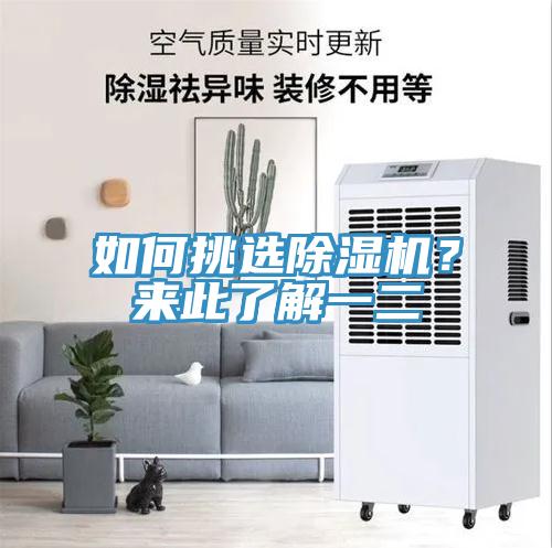 如何挑選除濕機(jī)？來此了解一二