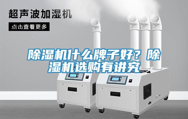 除濕機什么牌子好？除濕機選購有講究