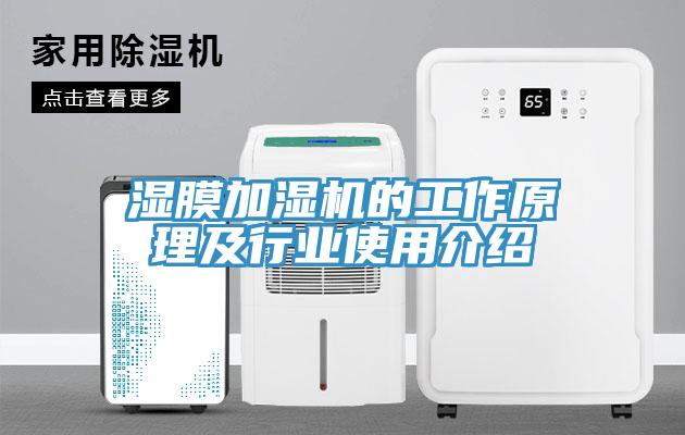 濕膜加濕機的工作原理及行業(yè)使用介紹