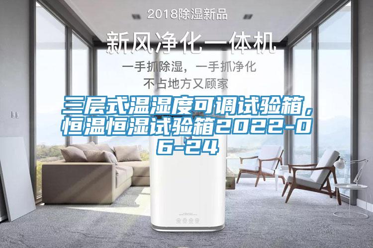 三層式溫濕度可調(diào)試驗(yàn)箱，恒溫恒濕試驗(yàn)箱2022-06-24