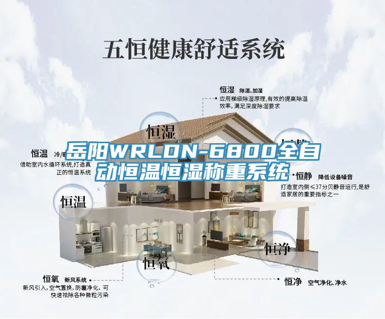 岳陽WRLDN-6800全自動恒溫恒濕稱重系統(tǒng)