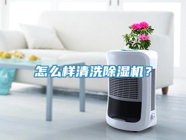 怎么樣清洗除濕機？