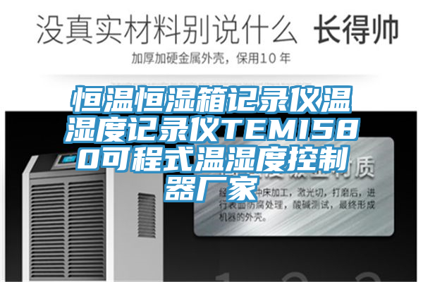 恒溫恒濕箱記錄儀溫濕度記錄儀TEMI580可程式溫濕度控制器廠家