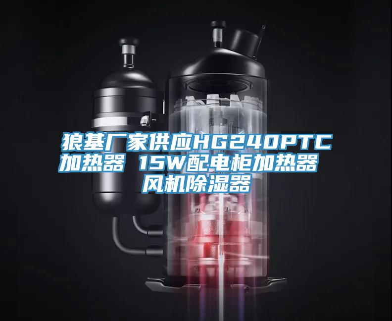 狼基廠家供應(yīng)HG240PTC加熱器 15W配電柜加熱器 風機除濕器