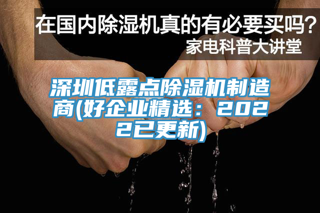 深圳低露點除濕機(jī)制造商(好企業(yè)精選：2022已更新)