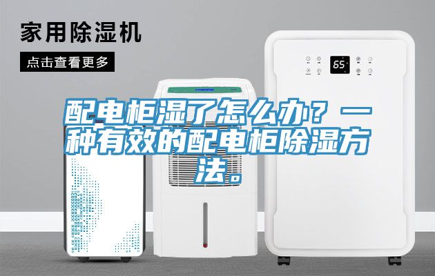 配電柜濕了怎么辦？一種有效的配電柜除濕方法。