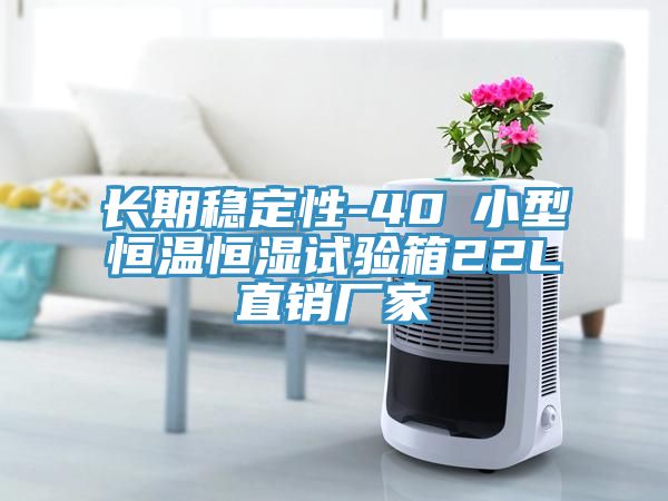 長期穩(wěn)定性-40℃小型恒溫恒濕試驗(yàn)箱22L直銷廠家